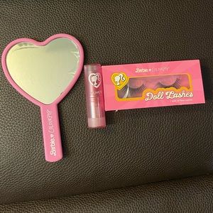 Colourpop Barbie Mirror, Lipstick, Lashes